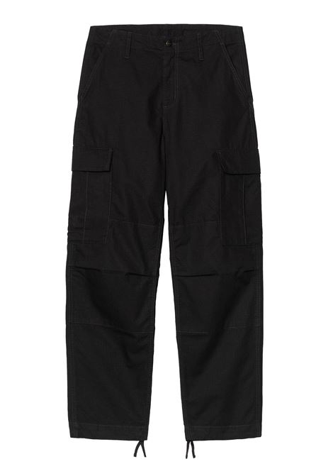 pantaloni regular cargo uomo nero CARHARTT WIP | I03246789.02